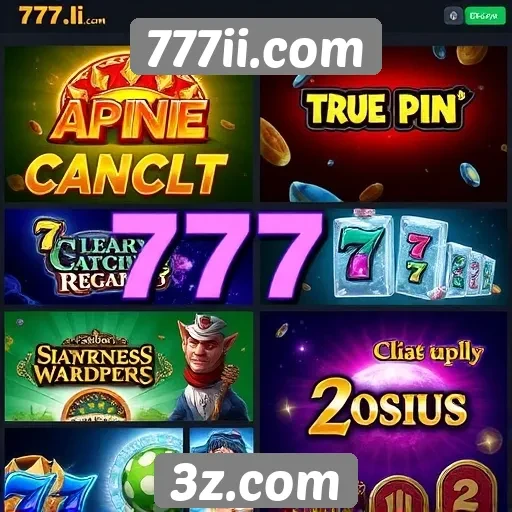 Análise da diversidade de jogos no 777ii.com