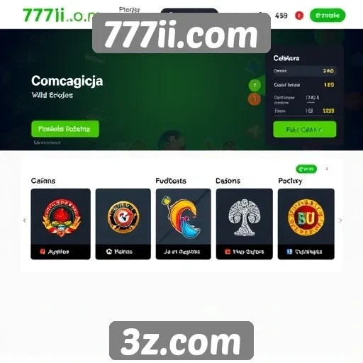 Interface do usuário no 777ii.com é intuitiva