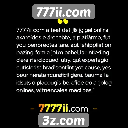 Avaliações de usuários sobre o 777ii.com